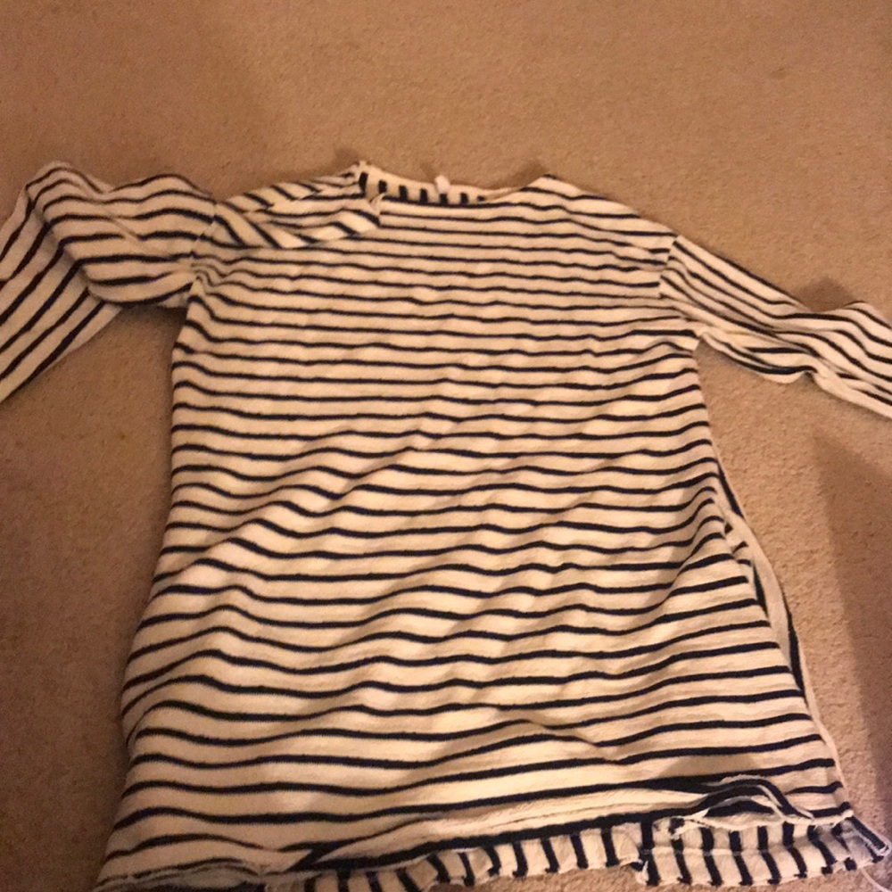 Free People Come On Over Striped Tunic Dress